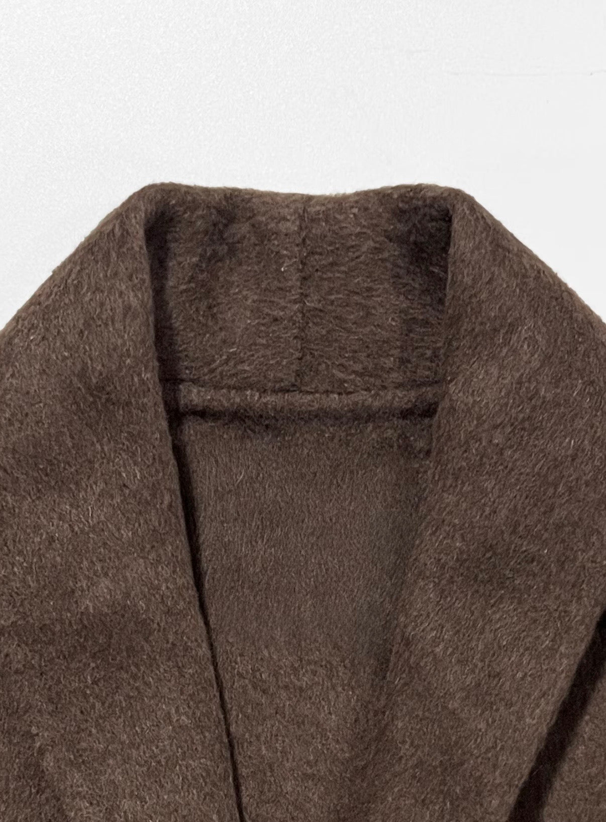 Plush Tie Jacket Coat