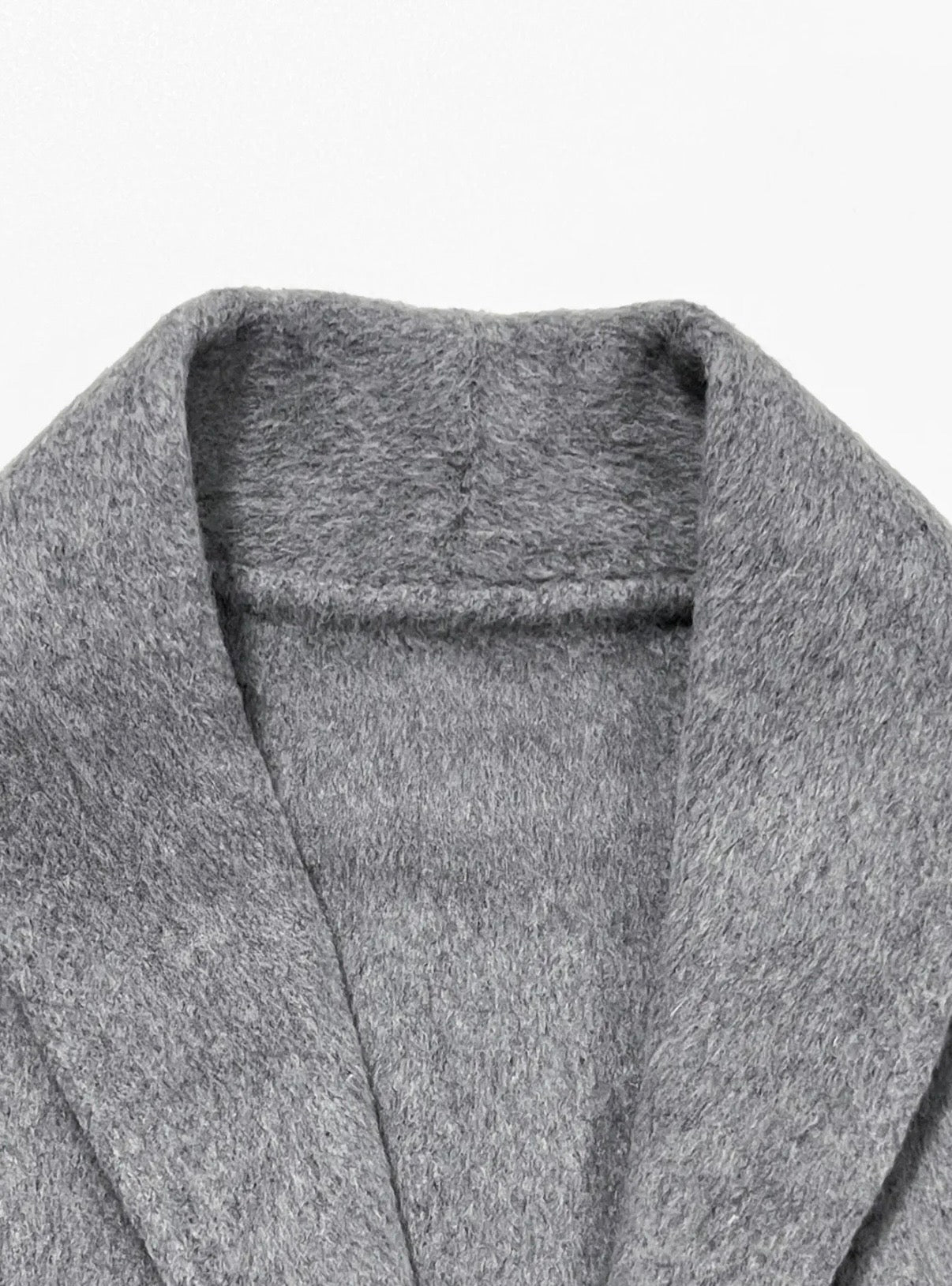 Plush Tie Jacket Coat