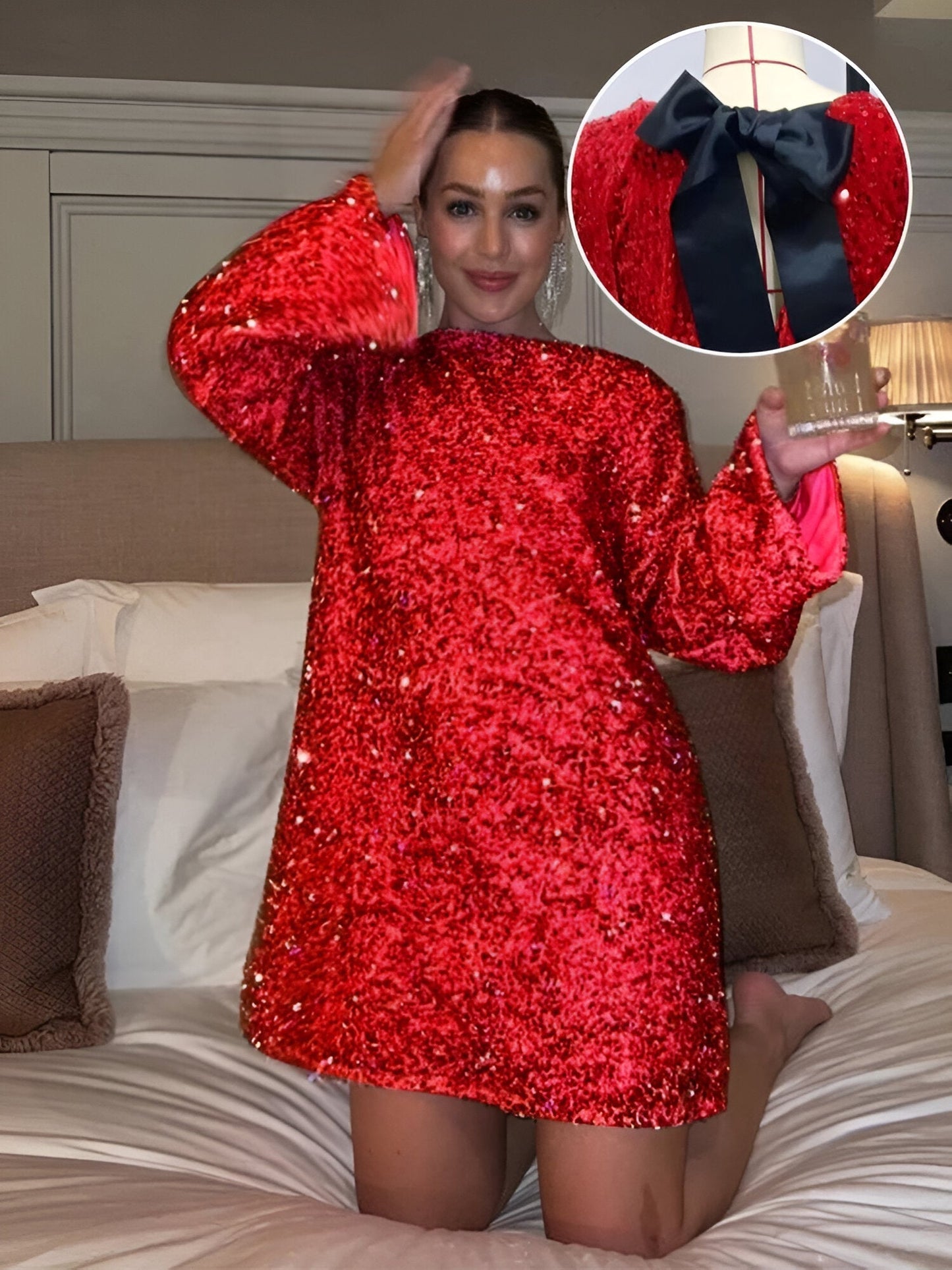 Lisa | Elegant dress with bow